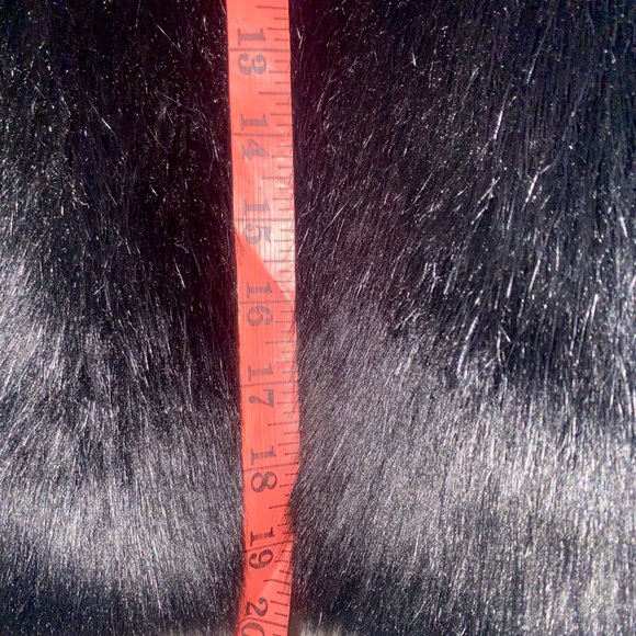 Fashion Nova Black Fur Coat - Picture 4 of 4